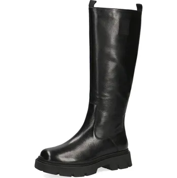 Dámské kozačky Kožené dámské kozačky 9-9-25670-29-022 Caprice černé Barva: black nappa, Velikost: 38