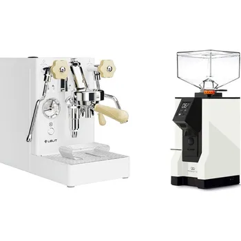 Kávovar Lelit Mara PL62X V2, white + Eureka Mignon Perfetto, BL white