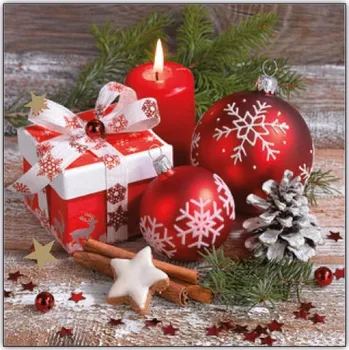 Stolování MFP Paper s.r.o. ubrousek 33x33 vánoční BN-092 2010773