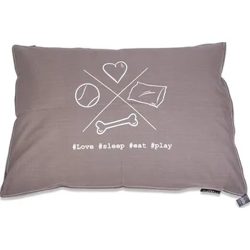 Pelíšek pro psa Lex&Max ortopedický polštář Cross béžový 100 cm + Doprava zdarma