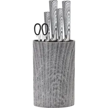 Kuchyňský nůž Haus Roland Sada kuchyňských nožů v šedém stojanu, 6 ks Haus Roland