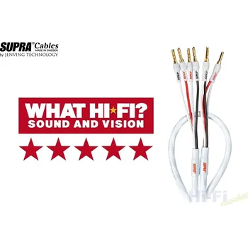 Audio kabel SUPRA RONDO 4x2,5 Combicon Bi-Wire (2x4m)