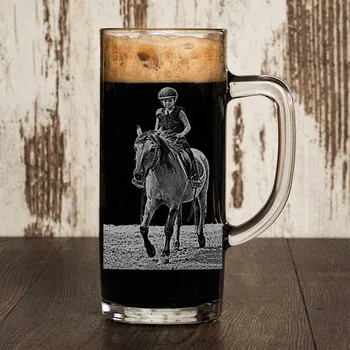 Sklenice Půllitr s gravírovanou fotkou - úzký 0,5l