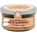 Rillety ze dvou druhů lososů s citronem ve skle 130g Ducs de Gascogne