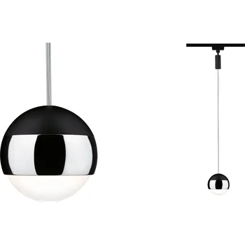 Paulmann 96806 Capsule II Pendulum, závěs pro systém Urail, 6W LED 4000K stmívatelné, černá, prům.8,7cm