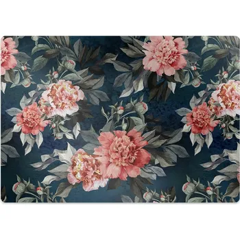 Podložka pod nábytek Ochranná podložka pod židli červené pivoňky