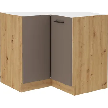 Kuchyňská skříňka Spodní skříňka rohová BOLONIA artisan/truffle grey 90 x 90 ND 2F BB