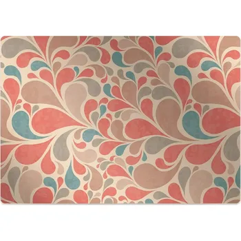 Podložka pod nábytek Ochranná podložka pod židli barevné slzy