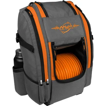 MVP Voyager Slim Bag V2 Šedo-oranžová/Grey-Orange (discgolf) (Skvělý "štíhlý" batoh od MVP)