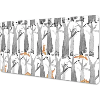 Stolní podložka Velká ochranná podložka na stůl Lišky v lese