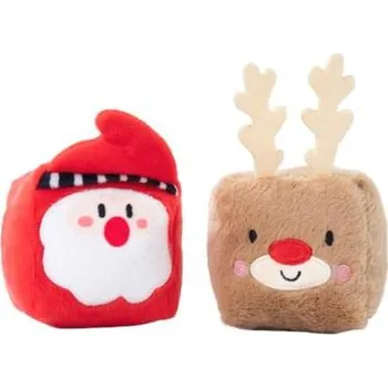 Hračka pro psa Rosewood Hračka textil vánoční kostky 18x15 cm 2 ks