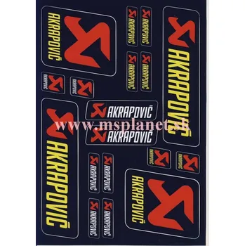 Samolepicí dekorace na vozidlo Nálepky moto Akrapovič