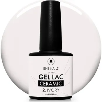 Lak na nehty Enii-nails Gel lak Ceramic 02 Ivory 10 ml Enii nails