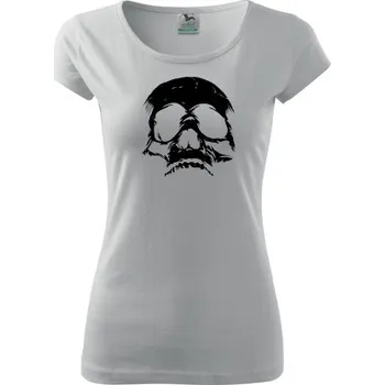 Dámské tričko Dámské Triko s moto motivem 70 Lebka