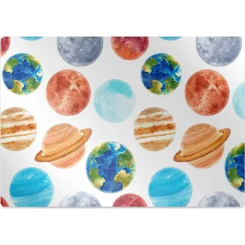 Podložka pod nábytek Ochranná podložka pod židli zbarvená planeta