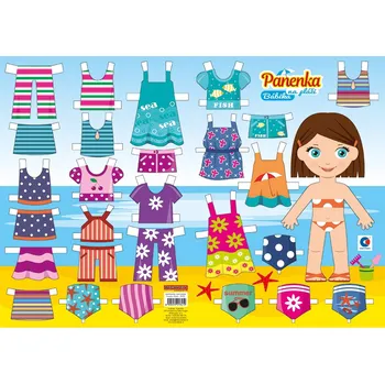 Vystřihovánky Baloušek Tisk BV036 Vystřihovánka Panenka