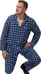 Pánské teplé pyžamo 1PF0006 modré M