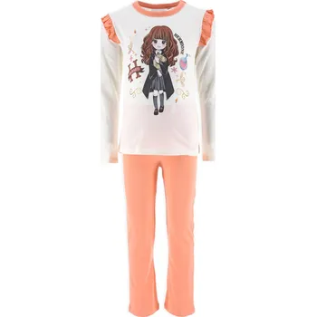 Dívčí pyžamo Dívčí pyžamo HARRY POTTER HERMIONA smetanové Velikost: 116