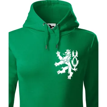 Dámská mikina Dámská mikina Český lev 2, Barva Zelená, Velikost 2XL, Canvas Dámská mikina Bezvatriko.cz 1