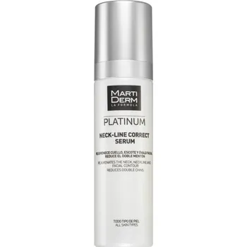 Pleťové sérum MartiDerm Platinum Neck-Line Correct Serum intenzivní liftingové sérum na zpevnění krku a brady 50 ml