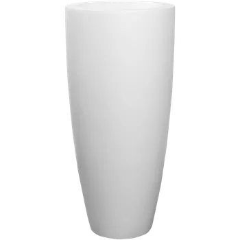 Květináč Moderní květináč Fiberstone Dax XL Mat white 47x100cm