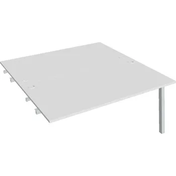 Kancelářský vozík HOBIS přídavný stůl zdvojený - USD A 1600 R, bílá + doprava zdarma