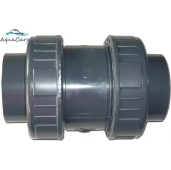 Zpětná klapka 50 mm s pružinou lepení x lepení