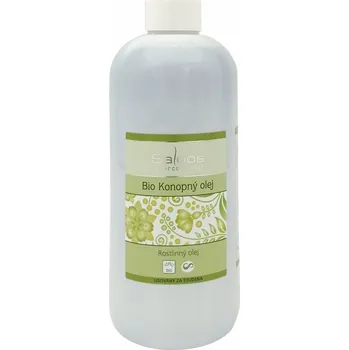 Masážní přípravek Saloos bio rostlinný masážní olej - KONOPNÝ 500 ml