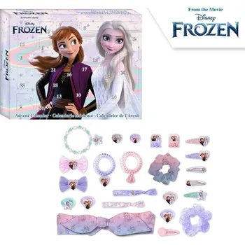 Euroswan Adventní kalendář Frozen vlasové doplňky