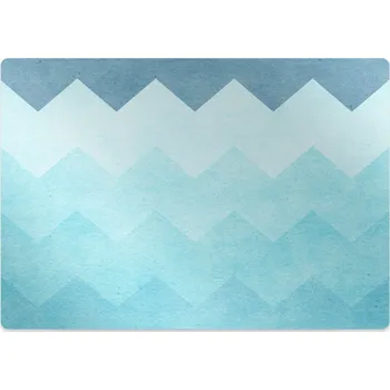 Podložka pod nábytek Ochranná podložka pod židli blue kličkování