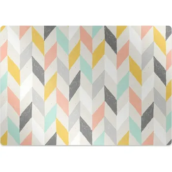 Podložka pod nábytek Podložka pod kancelářskou židli pastel rybí kost