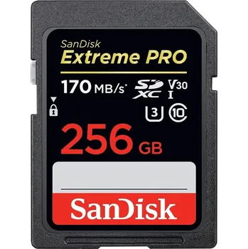 SanDisk Extreme Pro SDXC 256 GB Class…