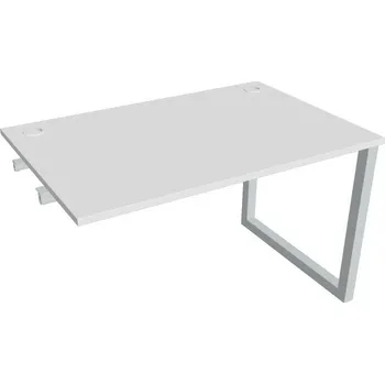 Kancelářský vozík HOBIS přídavný stůl rovný - US O 1200 R, bílá + doprava zdarma