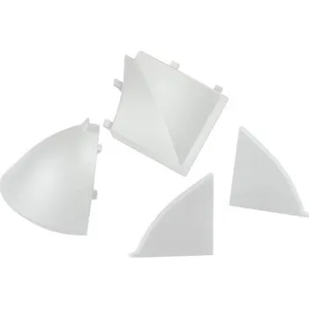 Kuchyňská pracovní deska Egger Sada koncovek na těsnící lištu / bílá