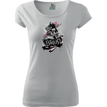 Dámské tričko Dámské Triko s moto motivem 261 Biker