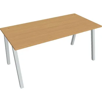 Kancelářský vozík HOBIS kancelářský stůl rovný - US A 1600, buk + doprava zdarma