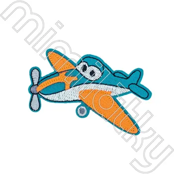 Nášivka Nažehlovačka letadlo tyrkysové