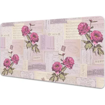 Stolní podložka Pracovní podložka s obrázkem Papír a pivoňky