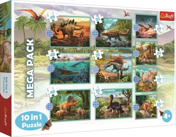 Puzzle Trefl 10v1 Seznamte se se všemi dinosaury 329 dílků