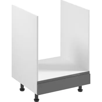 Kuchyňská skříňka ASPEN gr | dolní skříňka D60ZK pro vestavnou troubu | 60 cm | šedá lesk