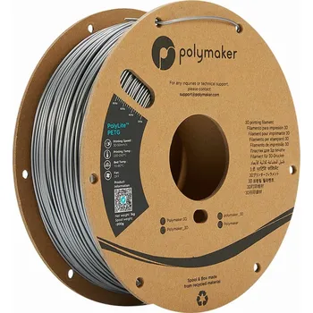 Filament Polymaker PolyLite PETG stříbrná 1,75mm 1kg