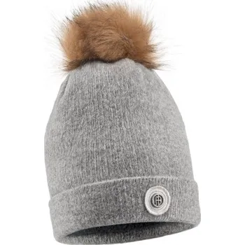 Čepice Dívčí čepice Poivre Blanc W22-6180-JRGL - světle šedá