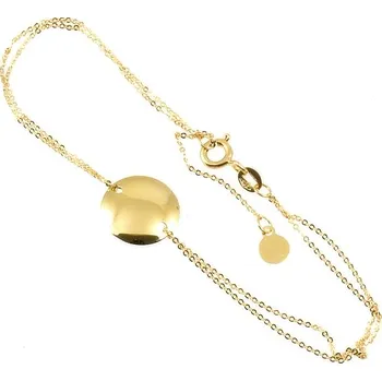 Náramek ŠPERKY-NM, Zlatý dámský náramek 1645 Délka náramku: 20 cm