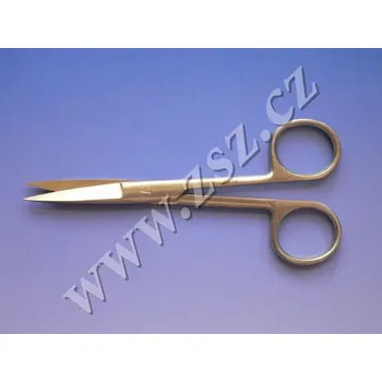 Nůžky chirurgické hrotnaté rovné 14 cm - doprodej