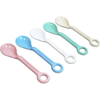 Příbor PETRAplast Plastové lžičky kávové 6 ks Barva: Krémová