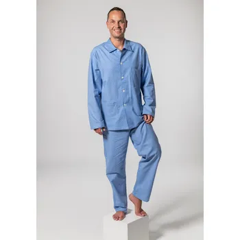 LUIZ Pánské pyžamo na knoflíky -Flanelové- Jirka 121 Velikost: 62