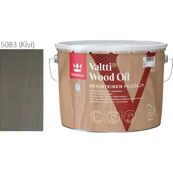 Olej na dřevo Tikkurila Valtti Wood Oil - PUUÖLJY - 9L - 5083 - Kivi + dárek k objednávce nad 1000Kč
