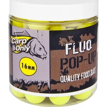 Boilies CARP-ONLY Plovoucí boilies CARP ONLY Fluo Yellow 80g Varianta: FLUO POP UP BOILIE YELLOW 16MM 80G