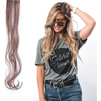 Příčesek Clip in pásek vlnitý 55 cm - odstín S