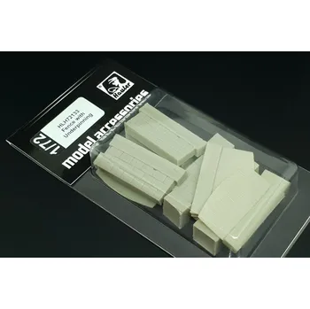 Plastikový model Hauler 1/72 Fence with underpinning (resin set)